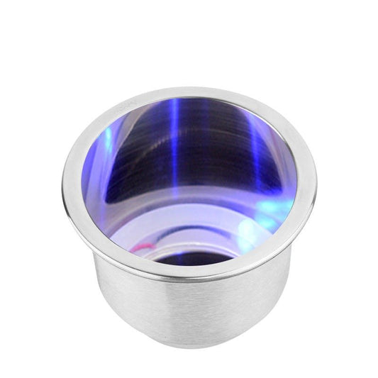 Porta Tazza RGB – Materiale Inox, Luce LED Rossa, Verde e Blu