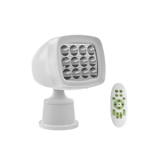 Faro LED 8-30 VDC, colore bianco,Modalità: Flash, Fade, SOS, Dimmer, IP65