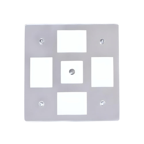 Plafoniera LED 10-30V 6W con Dimmer – Luce Calda e Ausiliaria Blu